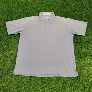Jamaica-Jaxx Golf Polo Shirt Large 22x27 Blue Modal